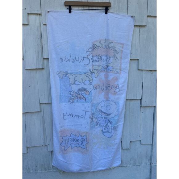 Vintage Nickelodeon Rugrats Beach Towel 1999 - Picture 8 of 8